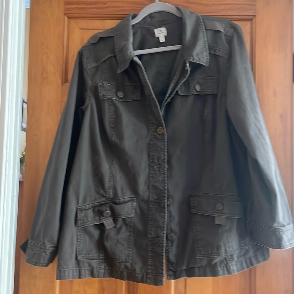 Grey utility jacket